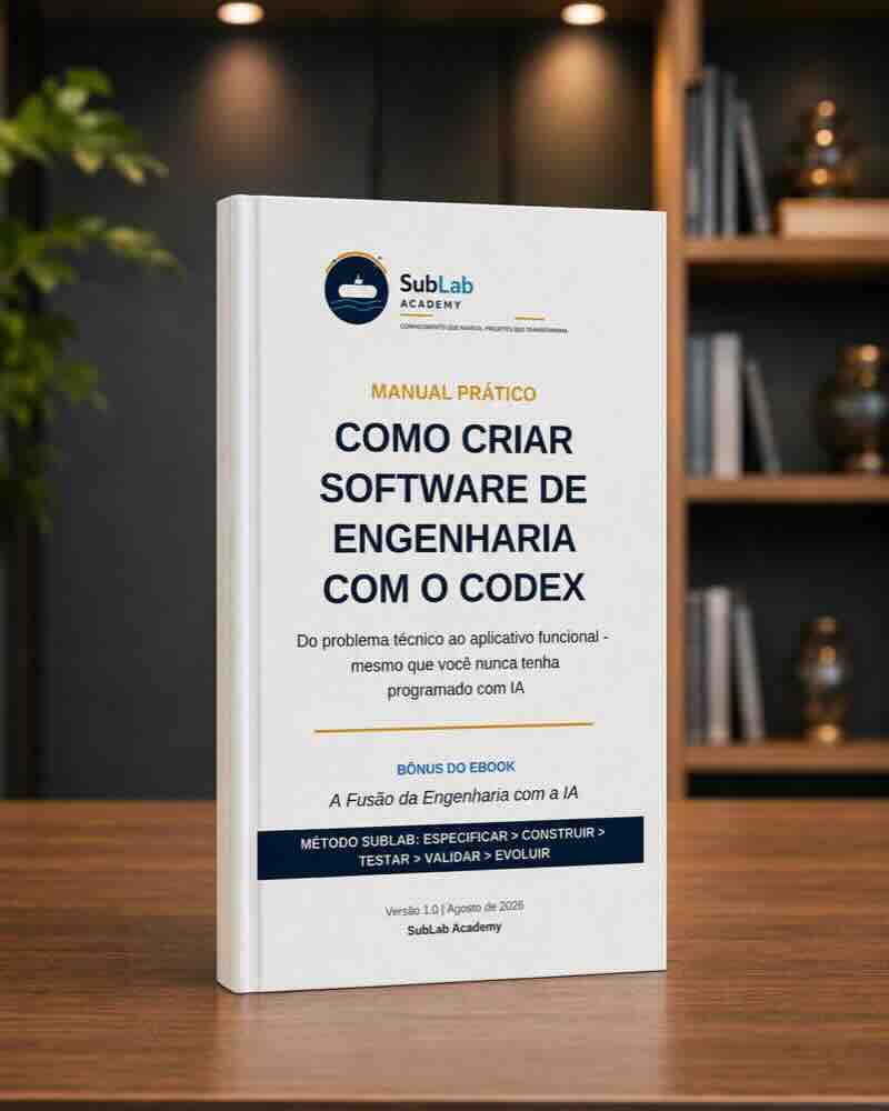 Capa do manual Como Criar Software de Engenharia com o Codex